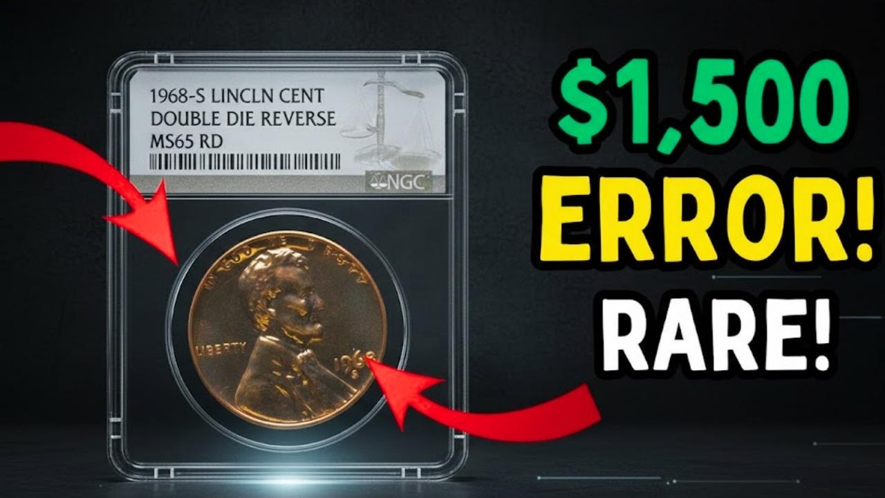 $1,500 for a 1968 Penny? Check Out These Error Coins Worth Money!