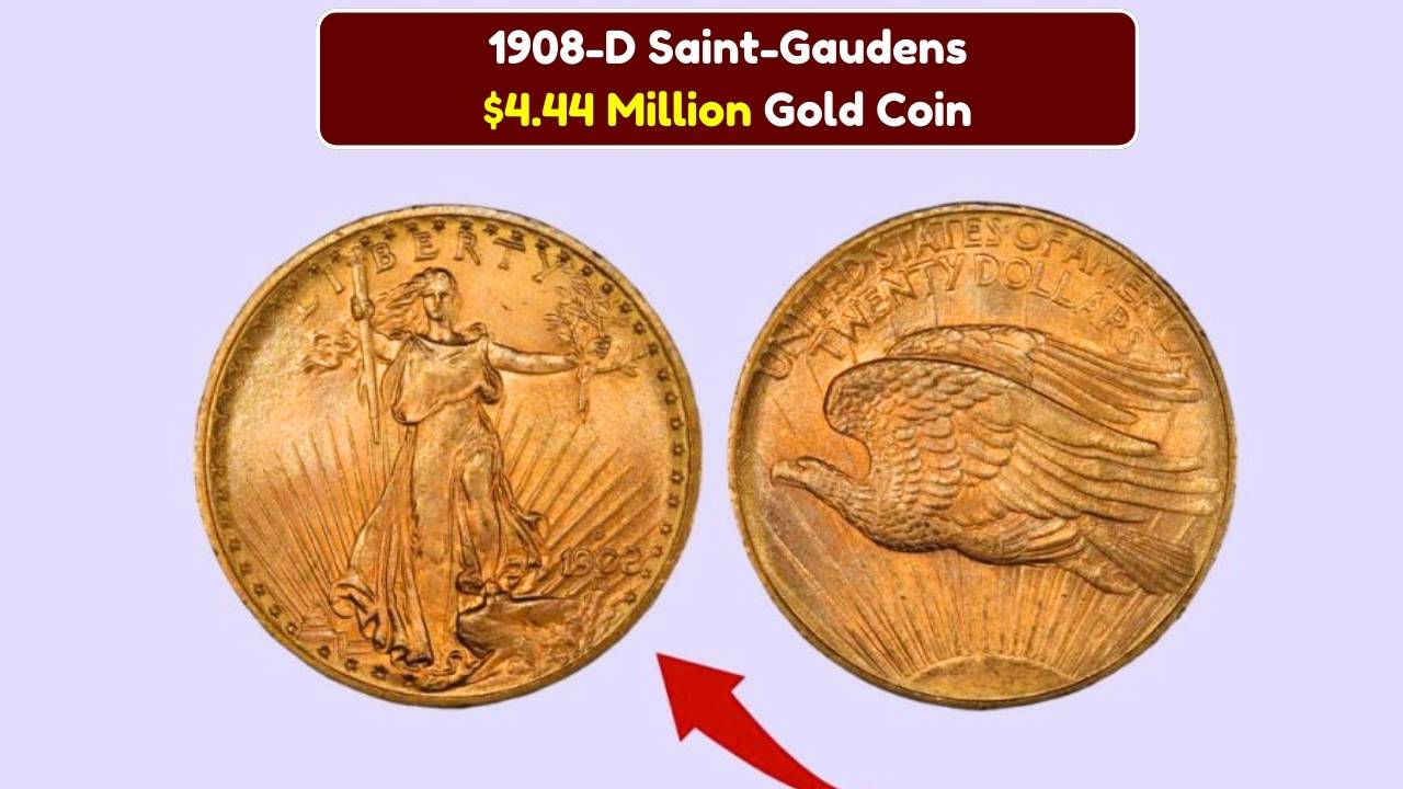 1908-D Saint-Gaudens Double Eagle: The $4.44 Million Gold Coin Making Headlines