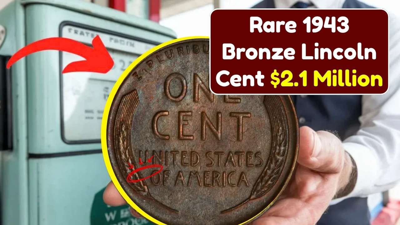 Extremely Rare 1943 Bronze Lincoln Cent Valued at $2.1 Million Found in Change